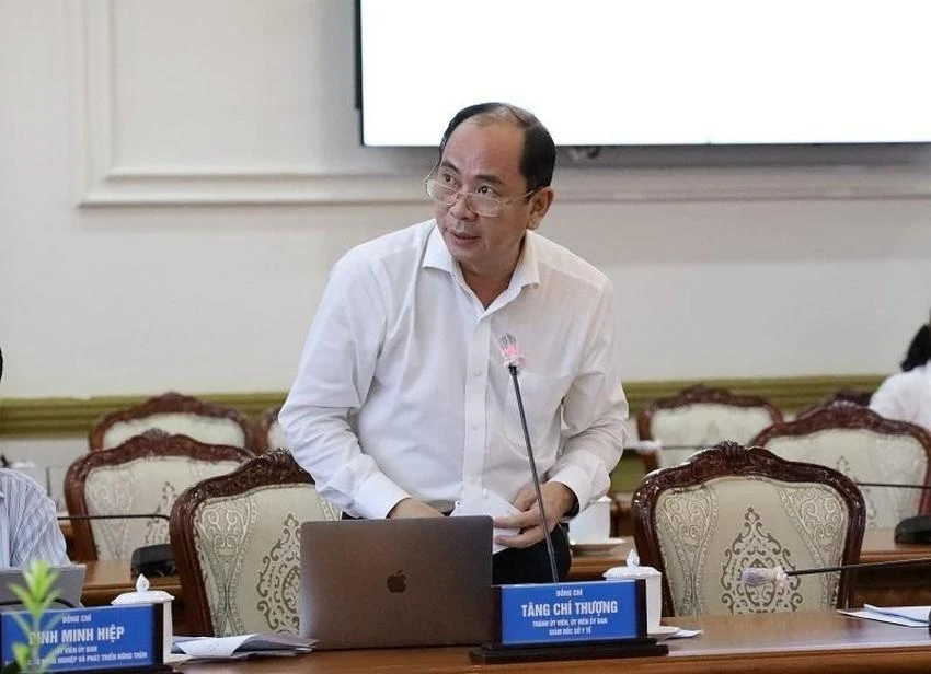PGS.TS Tăng Chí Thượng, Giám đốc Sở Y tế TP.HCM. Ảnh: TTBC PGS.TS Tăng Chí Thượng, Giám đốc Sở Y tế TP.HCM. Ảnh: TTBC