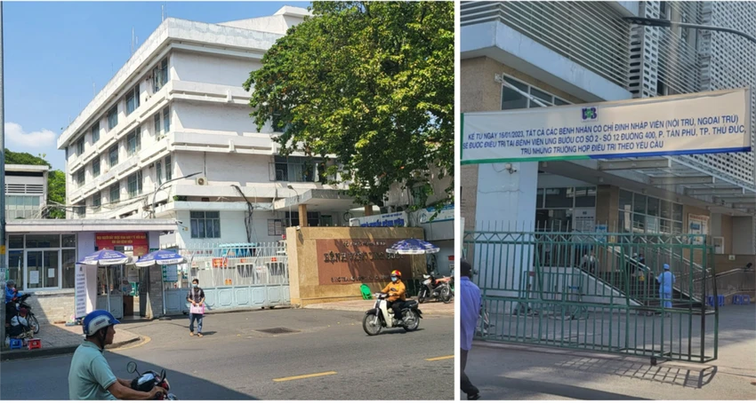 Mặc dù BV Ung bướu cơ sở 1 đã chuyển sang cơ sở mới nhưng “cò” vẫn còn hoạt động quanh đó. Ảnh: SYT Mặc dù BV Ung bướu cơ sở 1 đã chuyển sang cơ sở mới nhưng “cò” vẫn còn hoạt động quanh đó. Ảnh: SYT