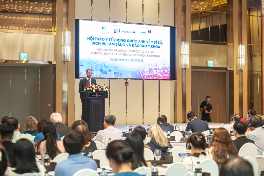 Hội thảo Y tế số do Tổng lãnh sự quán Anh tổ chức. Ảnh: BTC Hội thảo Y tế số do Tổng lãnh sự quán Anh tổ chức. Ảnh: BTC
