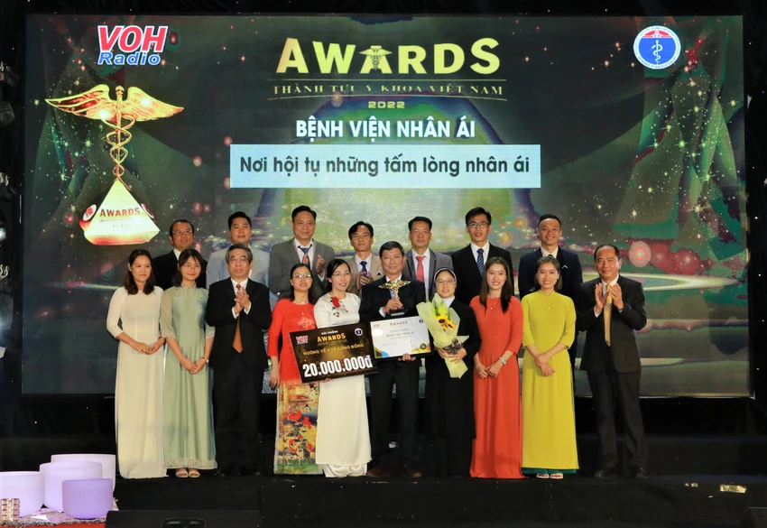 Đề cử Bệnh viện Nhân ái - Nơi hội tụ những tấm lòng nhân ái cũng lọt top 10 thành tựu y khoa 2022. Ảnh: THẢO PHƯƠNG Đề cử Bệnh viện Nhân ái - Nơi hội tụ những tấm lòng nhân ái cũng lọt top 10 thành tựu y khoa 2022. Ảnh: THẢO PHƯƠNG