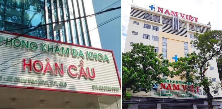 Hai phòng khám có dấu hiệu vẽ bệnh, moi tiền vừa bị xử lý. Ảnh: SYT Hai phòng khám có dấu hiệu vẽ bệnh, moi tiền vừa bị xử lý. Ảnh: SYT