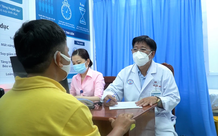Trường hợp đầu tiên tại VN bị ung thư tinh hoàn ẩn ở bệnh nhân lưỡng giới thật thể khảm. Ảnh: BVCC