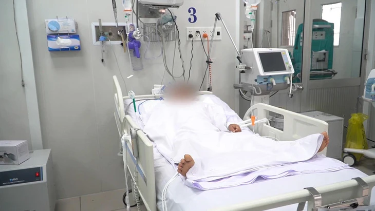Một trong ba bệnh nhân ngộ độc nấm từng được điều trị tại BV Chợ Rẫy. Ảnh: BVCC Một trong ba bệnh nhân ngộ độc nấm từng được điều trị tại BV Chợ Rẫy. Ảnh: BVCC