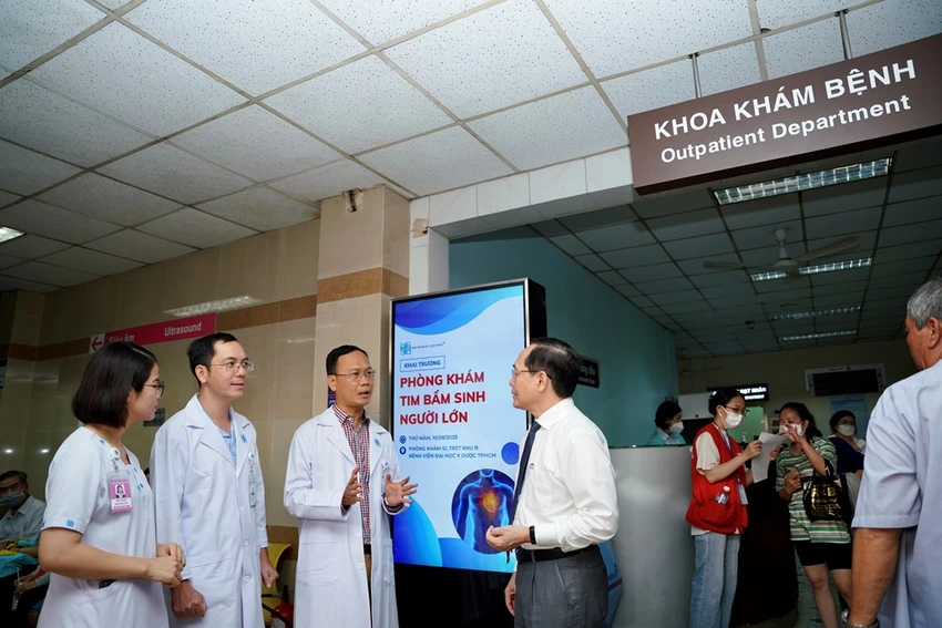 Khai trương Phòng khám tim bẩm sinh người lớn. Ảnh: BVCC Khai trương Phòng khám tim bẩm sinh người lớn. Ảnh: BVCC