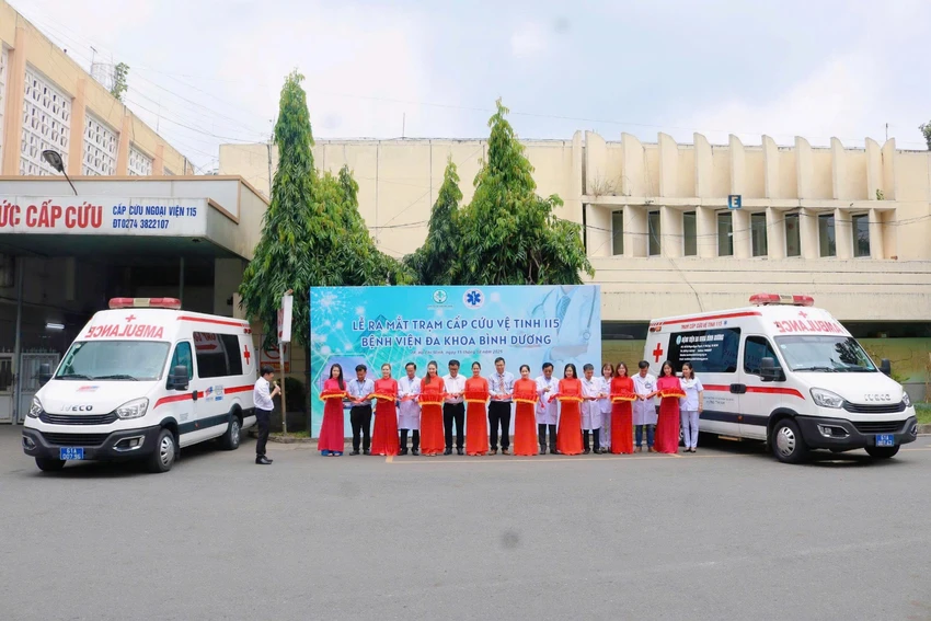 Ra mắt trạm cấp cứu vệ tinh 115