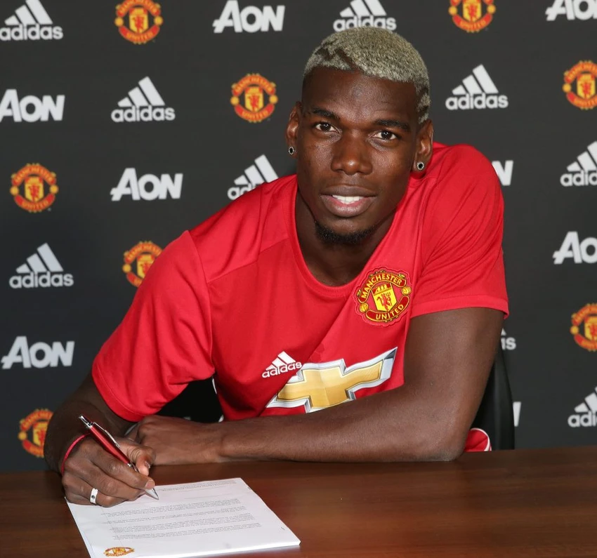 Việc Paul Pogba ký hợp đồng với M.U, có sự tác động không nhỏ từ nhà tài trợ Adidas