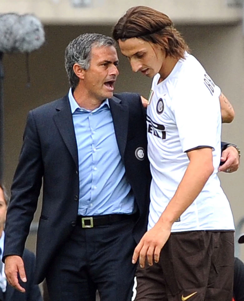 Ibrahimovic từng là học trò của Jose Mourinho khi còn khoác áo Inter Milan