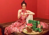 Kaity Nguyễn khoác lên mình áo dài hóa nàng thơ đất kinh kỳ