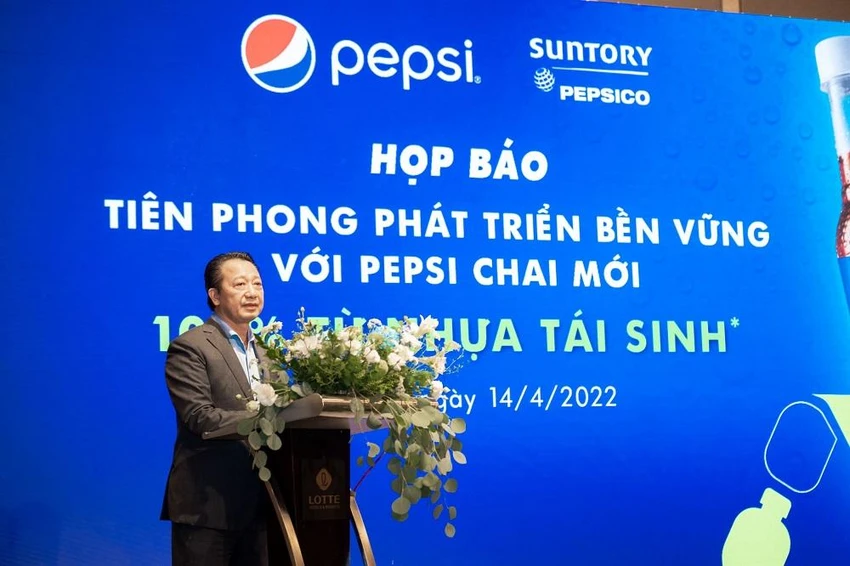 Ông Nguyễn Quang Vinh - Phó Chủ tịch Liên đoàn Thương mại và Công nghiệp Việt Nam (VCCI) phát biểu tại sự kiện. Ảnh: VT