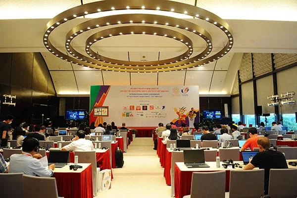 Hội nghị Truyền thông Quốc tế SEA Games 31 lần thứ 2. Ảnh: Thế Thiện