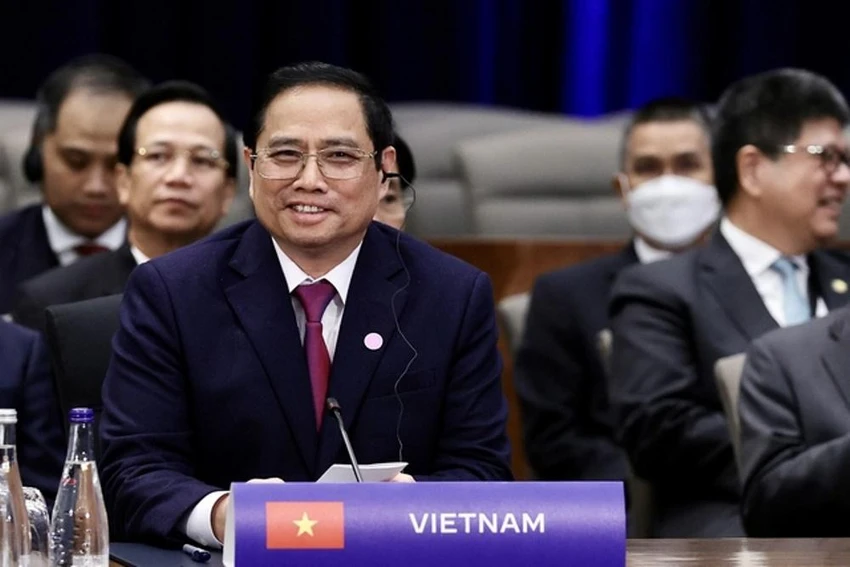 Thủ tướng Chính phủ Phạm Minh Chính hoan nghênh các sáng kiến của Hoa Kỳ về tăng cường hợp tác biển với khu vực - Ảnh: VGP.