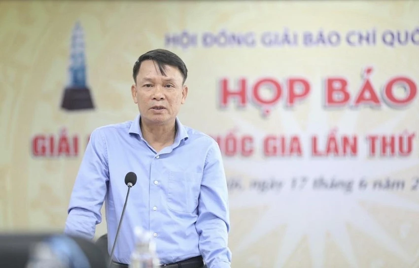 Phó Chủ tịch Hội Nhà báo Việt Nam Nguyễn Đức Lợi phát biểu tại họp báo. Ảnh: TTXVN Phó Chủ tịch Hội Nhà báo Việt Nam Nguyễn Đức Lợi phát biểu tại họp báo. Ảnh: TTXVN