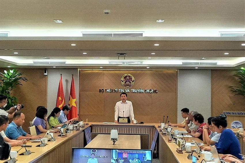 Thứ trưởng Nguyễn Huy Dũng phát biểu tại Lễ phát động. Ảnh: VT Thứ trưởng Nguyễn Huy Dũng phát biểu tại Lễ phát động. Ảnh: VT