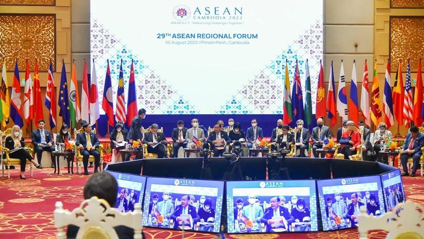Quang cảnh Diễn đàn Khu vực ASEAN (ARF) lần thứ 29. Ảnh: BNG Quang cảnh Diễn đàn Khu vực ASEAN (ARF) lần thứ 29. Ảnh: BNG