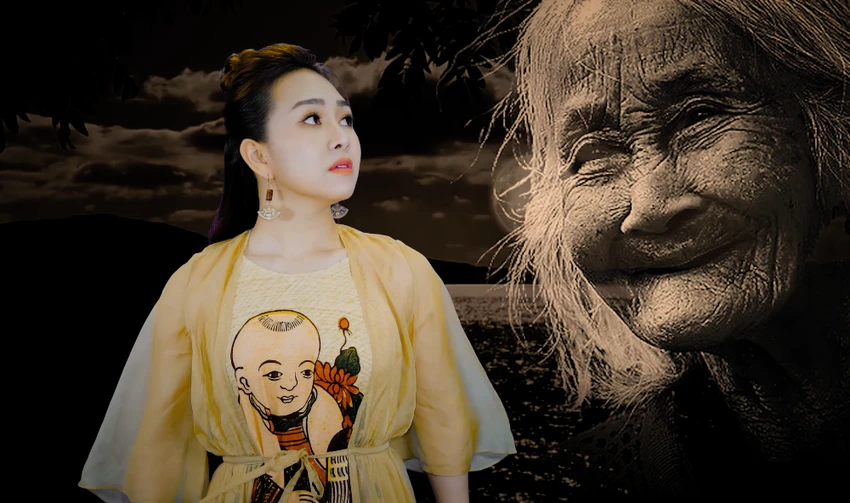 Ca sĩ Quách Mai Thy trong MV. Ảnh chụp màn hình. Ca sĩ Quách Mai Thy trong MV. Ảnh chụp màn hình.