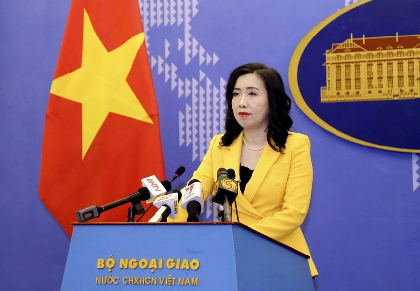 Người phát ngôn Lê Thị Thu Hằng. Ảnh: QUANG HÒA Người phát ngôn Lê Thị Thu Hằng. Ảnh: QUANG HÒA