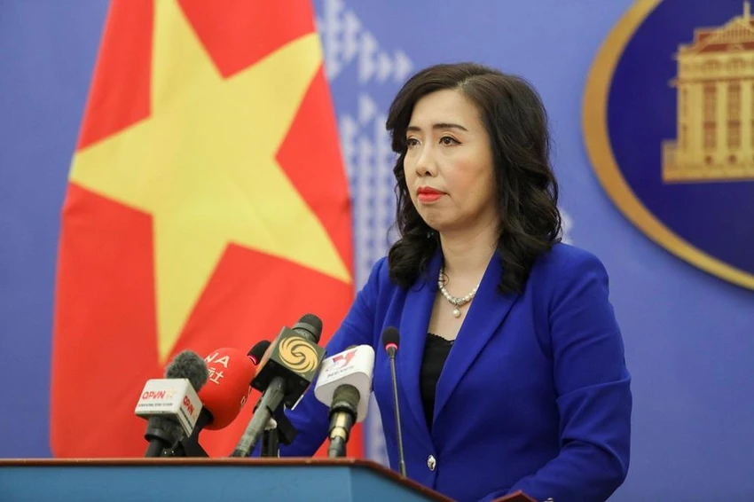 Người phát ngôn Lê Thị Thu Hằng. Ảnh: VT
