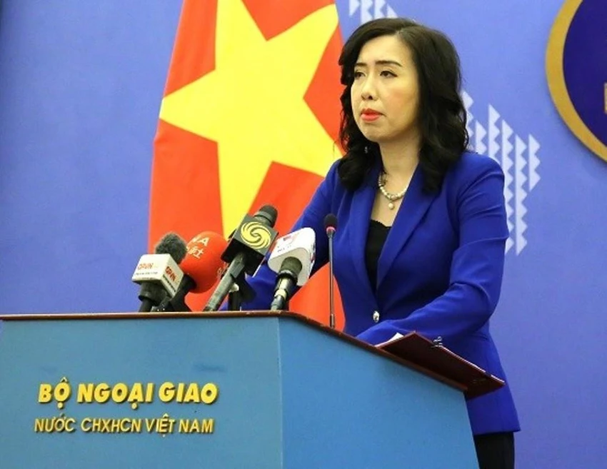 Người phát ngôn Bộ Ngoại giao Lê Thị Thu Hằng. Ảnh: VT Người phát ngôn Bộ Ngoại giao Lê Thị Thu Hằng. Ảnh: VT