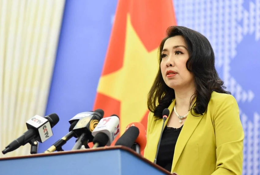 Người phát ngôn Lê Thị Thu Hằng. Ảnh: NGUYỄN HỒNG Người phát ngôn Lê Thị Thu Hằng. Ảnh: NGUYỄN HỒNG