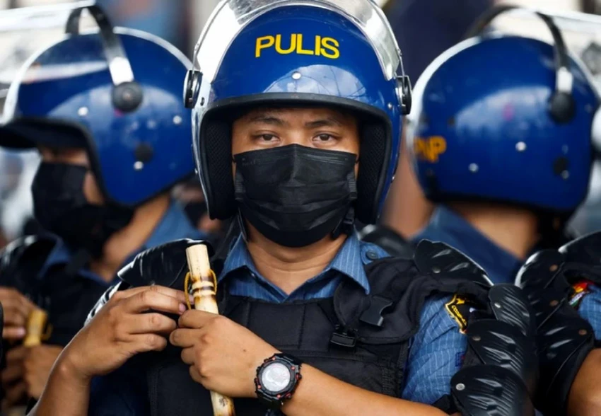 Cảnh sát Quốc gia Philippines (PNP). Ảnh: EPA Cảnh sát Quốc gia Philippines (PNP). Ảnh: EPA