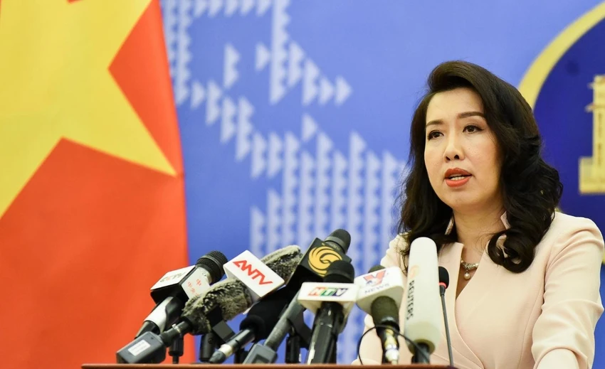 Người phát ngôn Bộ Ngoại giao Lê Thị Thu Hằng. Ảnh: VT Người phát ngôn Bộ Ngoại giao Lê Thị Thu Hằng. Ảnh: VT