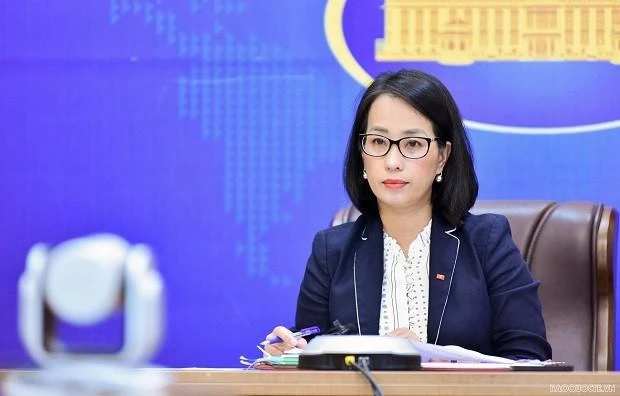 Phó phát ngôn Bộ Ngoại giao Phạm Thu Hằng. Ảnh: NGUYỄN HỒNG Phó phát ngôn Bộ Ngoại giao Phạm Thu Hằng. Ảnh: NGUYỄN HỒNG