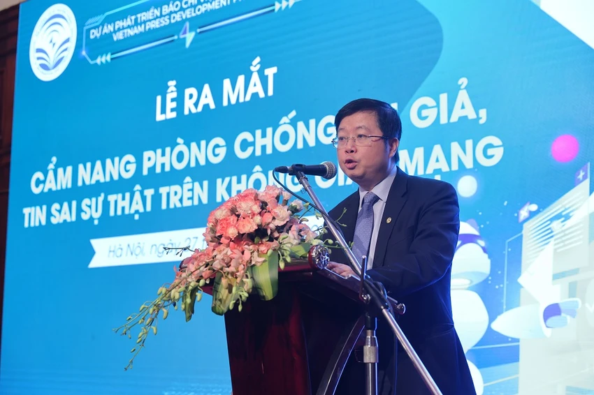 Thứ trưởng Nguyễn Thanh Lâm phát biểu tại sự kiện. Ảnh: MINH SƠN Thứ trưởng Nguyễn Thanh Lâm phát biểu tại sự kiện. Ảnh: MINH SƠN