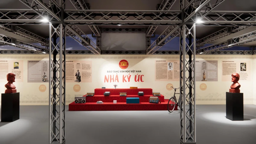 'Nhà ký ức' do Bảo tàng Văn học VN thực hiện. Ảnh: NQT 'Nhà ký ức' do Bảo tàng Văn học VN thực hiện. Ảnh: NQT