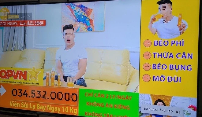Nhiều văn nghệ sĩ tham quảng cáo thực phẩm bảo vệ sức khoẻ như thuốc chữa bệnh. Ảnh: SKĐS. Nhiều văn nghệ sĩ tham quảng cáo thực phẩm bảo vệ sức khoẻ như thuốc chữa bệnh. Ảnh: SKĐS.