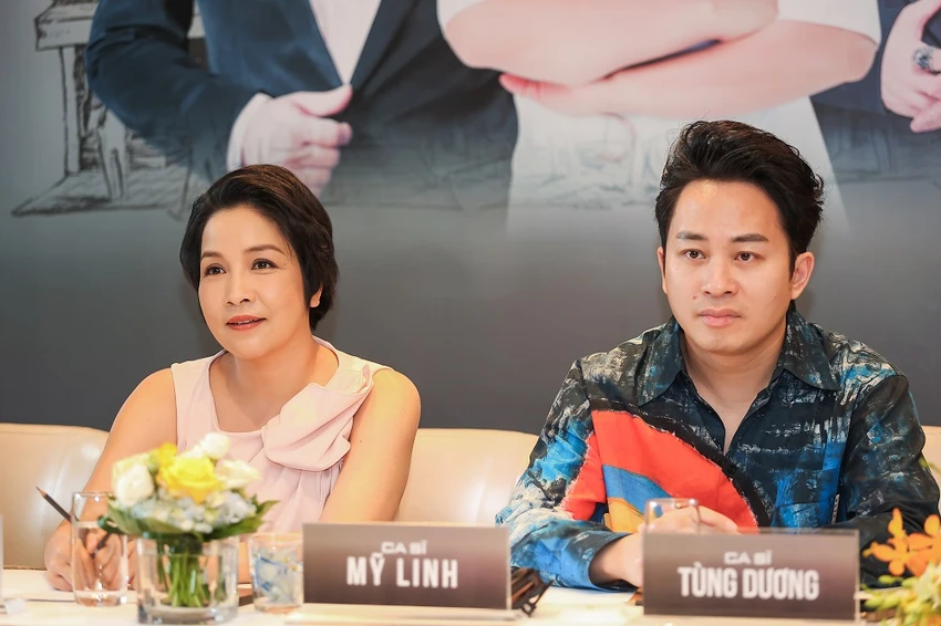 Trong chương trình, ca sĩ Mỹ Linh sẽ song ca với ca sĩ Tùng Dương bài hát Em và tôi. Ảnh: HOÀ NGUYỄN. Trong chương trình, ca sĩ Mỹ Linh sẽ song ca với ca sĩ Tùng Dương bài hát Em và tôi. Ảnh: HOÀ NGUYỄN.