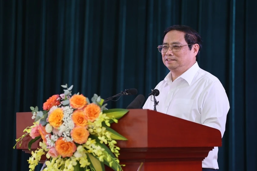 Thủ tướng nhấn mạnh, báo chí là công cụ tuyên truyền trên mặt trận tư tưởng văn hóa của Đảng. Ảnh: VGP. Thủ tướng nhấn mạnh, báo chí là công cụ tuyên truyền trên mặt trận tư tưởng văn hóa của Đảng. Ảnh: VGP.