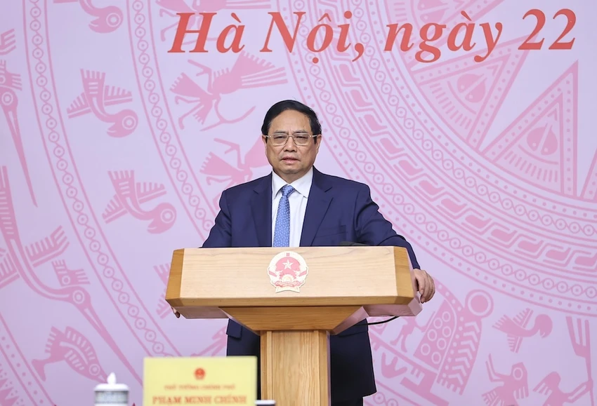 Thủ tướng Phạm Minh Chính phát biểu tại hội nghị về công nghiệp văn hoá.