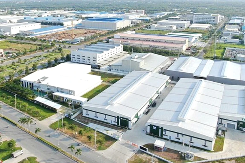 Một khu công nghiệp tại huyện Sóc Sơn, Hà Nội. Ảnh: M.TRÚC