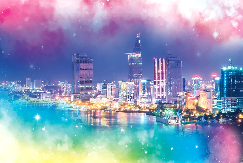 Sài Gòn có tuýp thuốc 7 màu