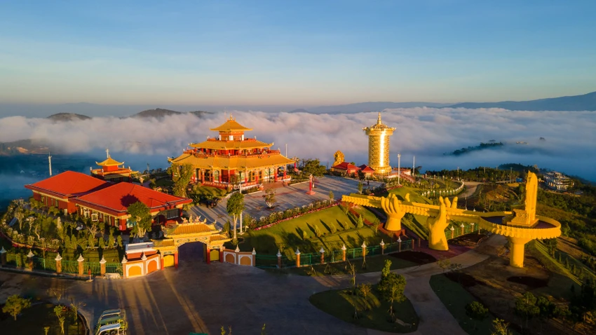 'Khu du lịch văn hóa tâm linh' Samten Hills Dalat. Ảnh: VT 'Khu du lịch văn hóa tâm linh' Samten Hills Dalat. Ảnh: VT
