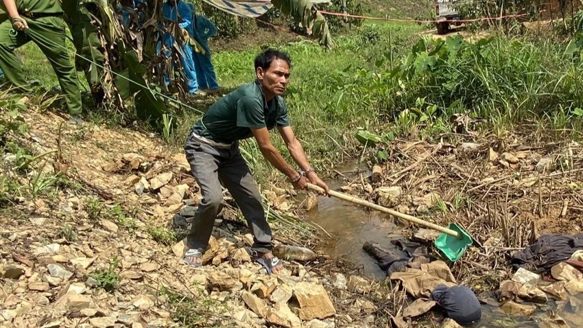 Hiện trường vụ án mạng. Ảnh: CACC