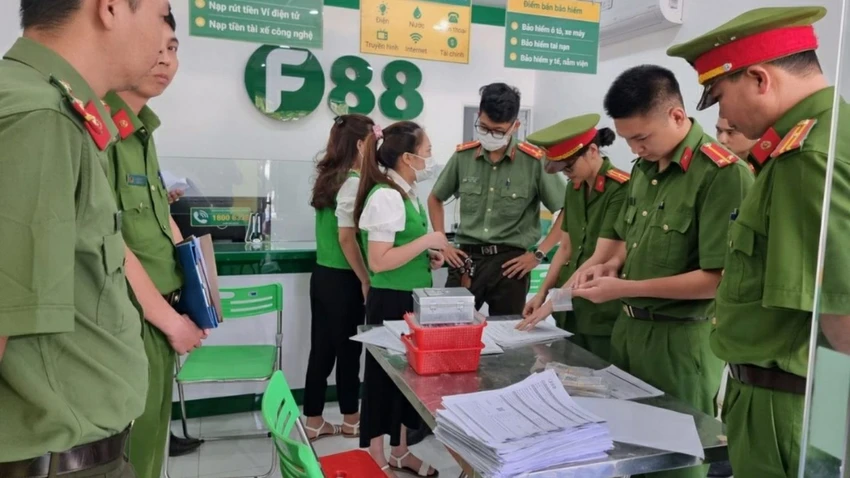 Nhiều lỗi vi phạm của F88 bị công an tỉnh Lâm Đồng phát hiện. Ảnh: CACC Nhiều lỗi vi phạm của F88 bị công an tỉnh Lâm Đồng phát hiện