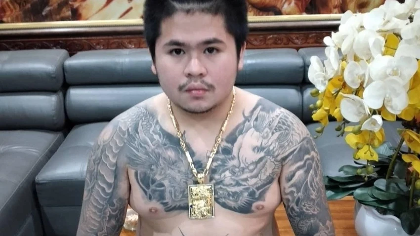 "Tèo Chùa" bị bắt vì cố ý gây thương tích. Ảnh: FB "Tèo Chùa" bị bắt vì cố ý gây thương tích. Ảnh: FB