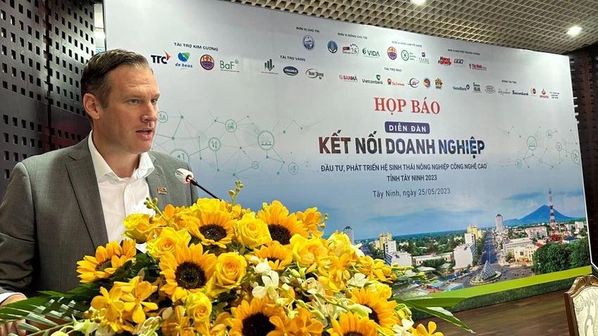 Ông Gabor Fluit - Chủ tịch EuroCham tại Việt Nam. Ảnh: VÕ TÙNG