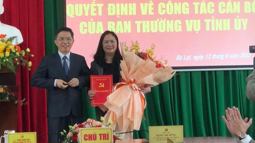 Tân Phó Bí thư Thành uỷ Đà Lạt Ngô Thị Mỹ Lợi. Ảnh: CTV Tân Phó Bí thư Thành uỷ Đà Lạt Ngô Thị Mỹ Lợi. Ảnh: CTV