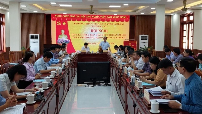 Lâm Đồng: 4 huyện phía Nam hoàn thành các phong trào thi đua