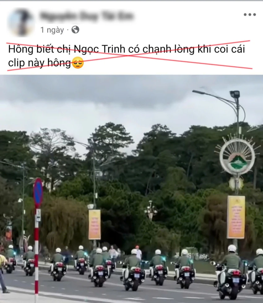 So sánh CSGT biểu diễn tại Đại hội khỏe “Vì ANTQ” với người mẫu Ngọc Trinh