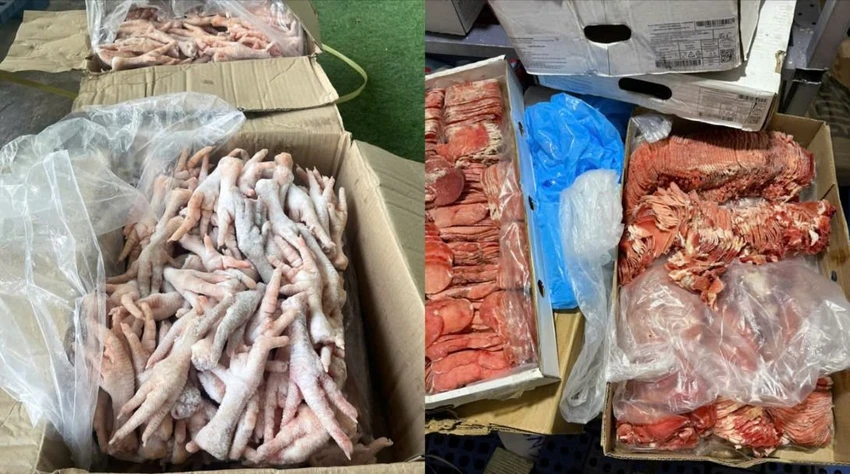 Thu giữ 2,5 tấn cơm lam, chân gà đông lạnh không rõ nguồn gốc ở TP Đà Lạt