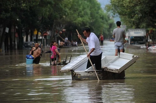 Lũ lụt liên tiếp ở Trung Quốc