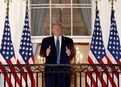 Ông Trump xuất hiện tự tin sau 3 ngày điều trị COVID-19