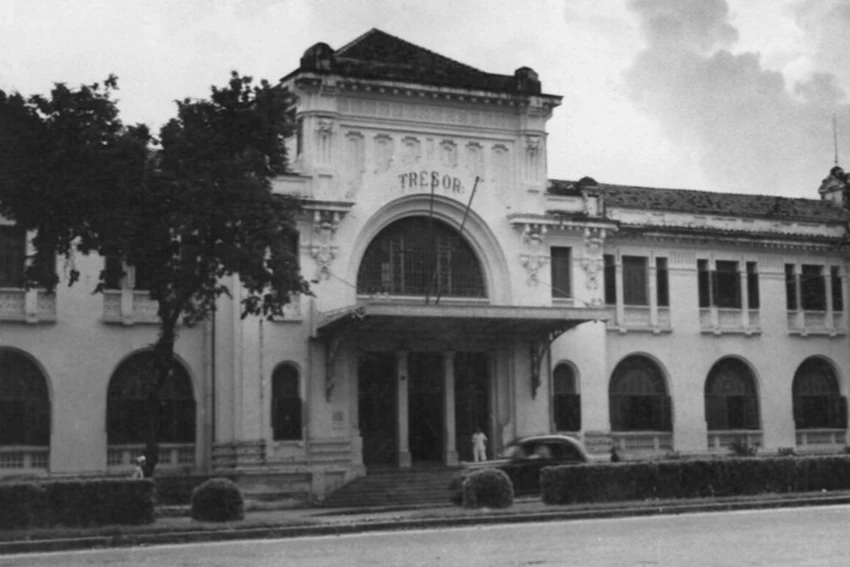 Tòa nhà Kho bạc Sài Gòn (Trésor Saigon) xây dựng vào năm 1917. Ảnh tư liệu Tòa nhà Kho bạc Sài Gòn (Trésor Saigon) xây dựng vào năm 1917. Ảnh tư liệu