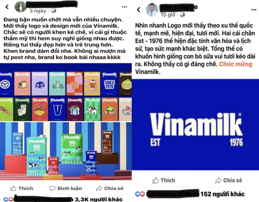 Dù bận nhưng vẫn tham gia bàn luận về logo của Vinamilk Dù bận nhưng vẫn tham gia bàn luận về logo của Vinamilk