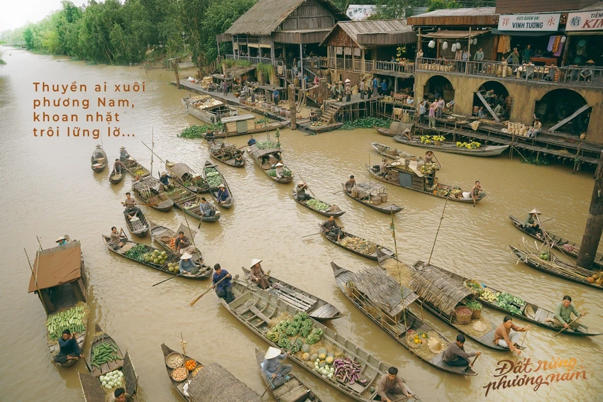 Một đại cảnh trong phim Đất rừng phương Nam được quay ở rừng tràm Trà Sư, tỉnh An Giang. Ảnh: NVCC Một đại cảnh trong phim Đất rừng phương Nam được quay ở rừng tràm Trà Sư, tỉnh An Giang. Ảnh: NVCC