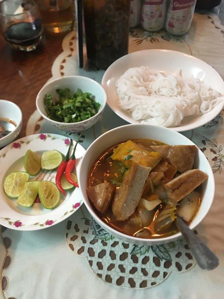 Món bún chả cá Đà Nẵng. Món bún chả cá Đà Nẵng.