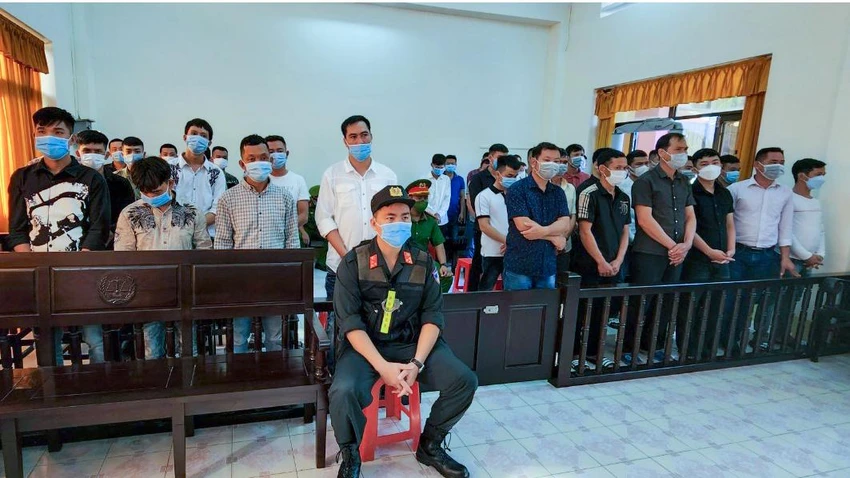 Các bị cáo tại tòa. Ảnh: VĂN VŨ Các bị cáo tại tòa. Ảnh: VĂN VŨ
